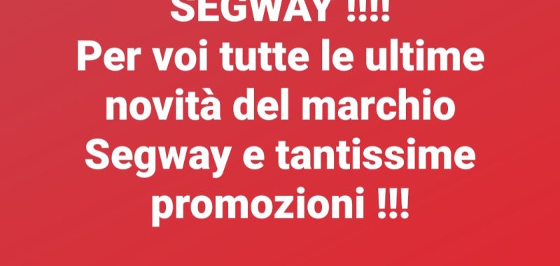 8 DICEMBRE PORTE APERTE SEGWAY